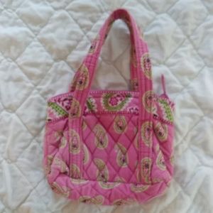 🌸RETIRED VERA BRADLEY small Bermuda Pink hand bag